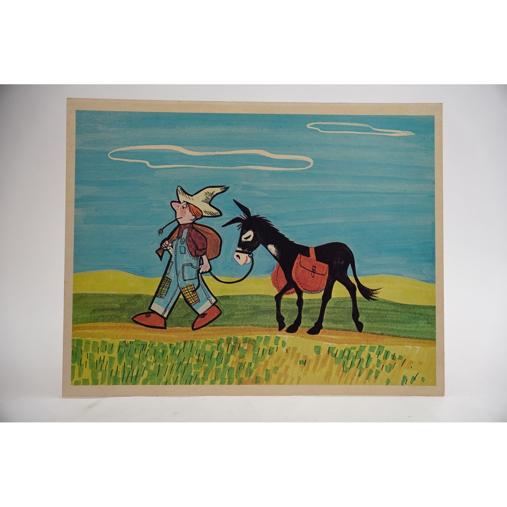Cooper Films Silly Joe Illustration‎ Board Kids 12.5x10 Poster  1970 Vintage